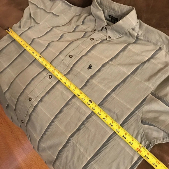 Knights Sportswear Plaid Short Sleeve Button Shirt - Picture 6 of 7